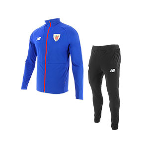 Chándal New Balance Athletic Club 2019 2020 - Chándal New Balance Athletic Club de Bilbao 2019 2020 - azul y negro - frontal