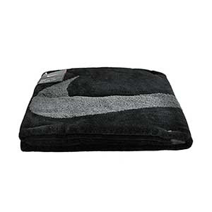 Toalla Nike Sport Towel - Toalla deportiva Nike 60 cm x 120 cm - negra - frontal