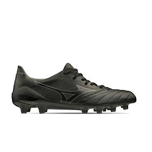 Mizuno Morelia Neo 2 Beta MD - Botas de fútbol de piel de canguro Mizuno MD para césped natural o artificial de última generación - negras - pie derecho