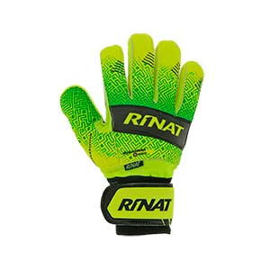 Rinat Kancerbero Quantum Basico - Guantes de portero Rinat Kancerbero Quantum Basico corte Flat - verde - frontal derecha