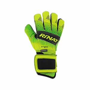 Rinat Kancerbero Quantum Pro - Guantes de portero Rinat corte Flat - verdes - frontal derecho