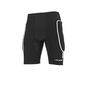 Short Rinat portero Moyá - Pantalón corto acolchado de portero Rinat - negro - frontal