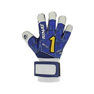 Rinat Asimetrik Hunter Semi - Guantes de portero Rinat corte Ergonómico - azules - frontal derecho