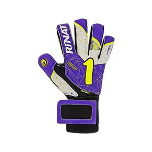 Rinat Arkano USA Spine - Guantes de portero infantiles con protecciones Rinat - morados y blancos - frontal