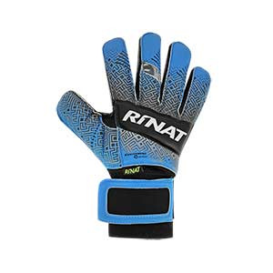 Rinat Kancerbero Quantum Spine Turf - Guantes de portero para césped artificial con protecciones Rinat - azules - fronal derecho