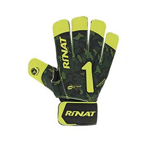 Rinat Asimetrik Hunter Training Turf - Guantes de portero césped artificial Rinat corte flat - verdes - frontal derecho