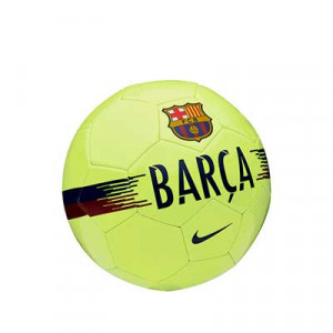 Balón Nike Barcelona Supporters Talla 5 - Balón de fútbol Nike del FC Barcelona talla 5 - amarillo fluor - frontal