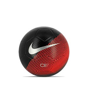 Balón Nike Prestige CR7 Talla 4 - Balón de fútbol Nike Cristiano Ronaldo talla 4 - negro y rojo - frontal