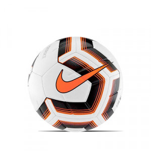 Balón Nike Strike Team talla 5 - Balón de fútbol Nike Strike Team talla 5 - blanco y naranja - frontal