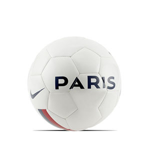 Balón Nike PSG Supporters talla 5 - Balón de fútbol Nike Paris Saint Germain Supporters 2019 2020 talla 5 - blanco - frontal