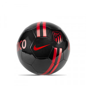 Balón Nike Atlético Supporters talla 5 - Balón de fútbol Nike Atlético de Madrid Supporters 2019 2020 talla 5 - negro y rojo - frontal