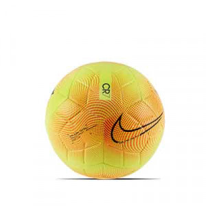 Balón Nike CR7 Strike talla 4 - Balón de fútbol Nike de Cristiano Ronaldo en talla 4 - amarillo - frontal