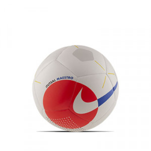 Balón Nike Futsal Maestro talla 62 cm - Balón de fútbol sala Nike Futsal Maestro talla 62 cm - blanco y rojo - frontal