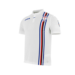 Camiseta 2a Sampdoria Joma 2018 2019 - Camiseta segunda equipación Sampdoria Joma 2018 - 2019 - blanca - frontal