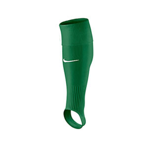 Medias Nike sin pie Stirrup - Medias de fútbol Nike Stirrup Game III sin pie - Verde - frontal