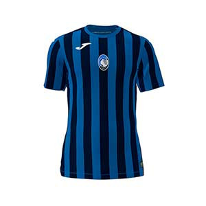 Camiseta algodón Joma Atalanta - Camiseta de manga corta de algodón Joma Atalanta - negra y azul - frontal