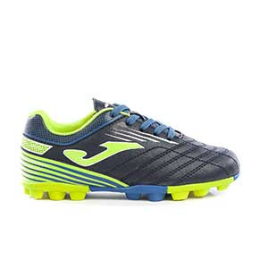 Joma Toledo 903 Jr AG - Botas de fútbol para niño Joma AG para césped artificial - azul marino - pie derecho