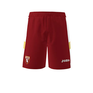 Short Joma Torino entreno 2019 2020 - Pantalón corto de entrenamineto Joma Torino 2019 2020 - granate - frontal