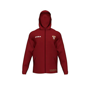 Chubasquero Joma Torino entreno 2019 2020 - Chubasquero de entrenamineto Joma Torino 2019 2020 - granate - frontal