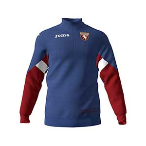 Sudadera Joma Torino entreno 2019 2020 - Sudadera de entrenamineto Joma Torino 2019 2020 - azul y granate - frontal