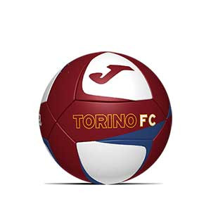 Balón Joma Torino talla 5 - Balón de fútbol Joma Torino 2019 2020 talla 5 - granate y blanco - frontal