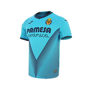 Camiseta Joma 3a Villarreal 2019 2020 - Camiseta Joma tercera equipación Vilareal 2019 2020 - azul celeste - frontal