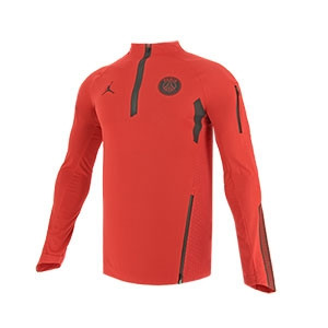 Sudadera Nike PSG UCL entreno 18 2019 Strike - Sudadera de entrenamiento repelente al agua y al viento PSG UCL 2018 2019 - roja - frontal