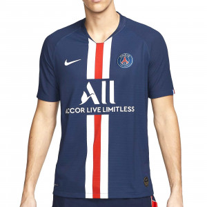 Camiseta Nike PSG Vapor Match 2019 2020 - Camiseta Nike auténtica primera equipación PSG 2019 2020 - azul marino - frontal