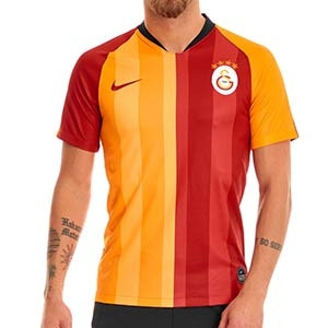 Camiseta Nike Galatasaray Stadium 2019 2020 - Camiseta Nike primera equipación Galatasaray 2019 2020 - granate y naranja - frontal