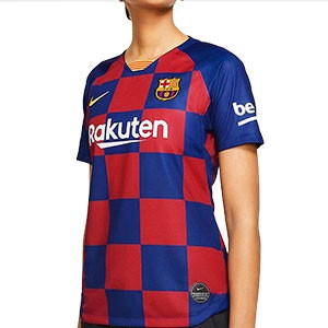 Camiseta Nike Barcelona Stadium mujer 2019 2020 - Camiseta mujer Nike primera equipación FC Barcelona 2019 2020 - azulgrana - frontal