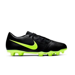 Nike Phantom Venom Club FG - Botas de fútbol Nike FG para césped natural o artificial de última generación - negras y amarillo flúor - derecho