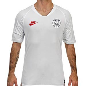 Camiseta Nike PSG UCL entreno 19 2020 Strike - Camiseta de entrenamiento PSG Champions League 2019 2020 - blanca - frontal