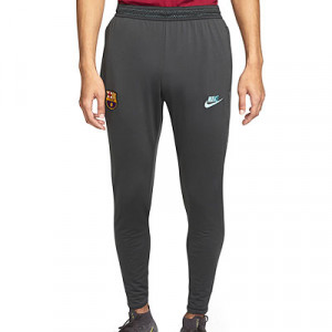 Pantalón Nike Barcelona entreno UCL 19 2020 Dry Strike - Pantalón largo ajustado entreno Champions Nike FC Barcelona 2019 2020 - gris - frontal