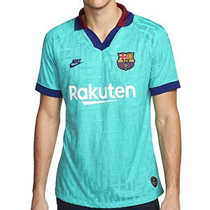 Camiseta Nike Barcelona 3a 2019 2020 Vapor Match - Camiseta auténtica Nike tercera equipación FC Barcelona 2019 2020 - verde turquesa