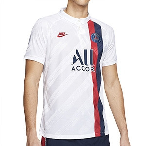 Camiseta Nike 3a PSG 2019 2020 Vapor Match - Camiseta auténtica Nike tercera equipación Paris Saint Germain 2019 2020 - blanca - frontal