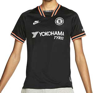 Camiseta Nike 3a Chelsea 2019 2020 Stadium - Camiseta Nike tercera equipación Chelsea 2019 2020 - negra - frontal