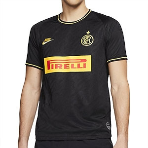 Camiseta Nike 3a Inter 2019 2020 Stadium - Camiseta Nike tercera equipación Inter de Milán 2019 2020 - negra - frontal