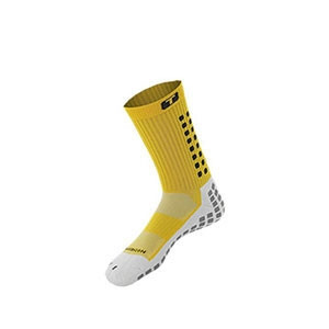 Calcetines antideslizantes Trusox - Calcetines Trusox de media caña acolchados con sistema antideslizante - Amarillo - frontal