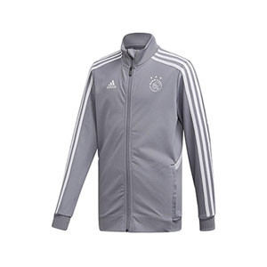 Chaqueta adidas Ajax entreno 2019 2020 - Chaqueta de entreno adidas Ajax 2019 2020 - gris - frontal