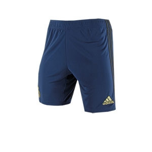 Short adidas 2a Real Madrid 2019 2020 - Pantalón corto adidas segunda equipación Real Madrid 2019 2020 - azul marino - frontal