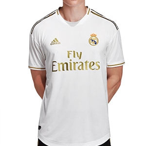 Camiseta adidas Real Madrid 2019 2020 authentic - Camiseta auténtica primera equipación Real Madrid 2019 2020 - blanca - frontal