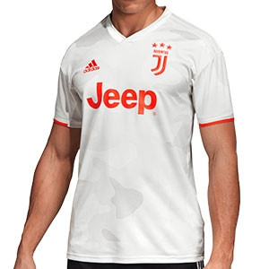 adidas 2a Juventus 2019 2020 - Camiseta segunda equipación adidas Juventus 2019 2020 - blanca y roja - frontal