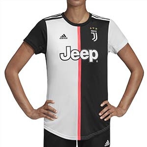 Camiseta adidas Juventus mujer 2019 20 - Camiseta mujer adidas primera equipación Juventus 2019 2020 - blanca y negra - frontal