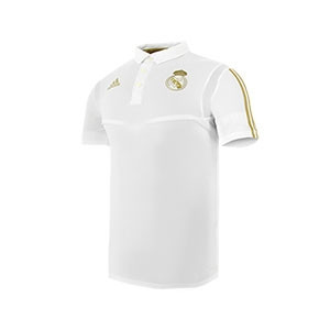 Polo adidas Real Madrid 2019 2020 - Polo adidas Real Madrid 2019 2020 - blanco - frontal