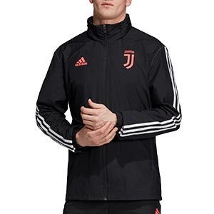 Chubasquero adidas Juventus All Weather 2019 2020 - Chubasquero adidas Juventus 2019 2020 - negro - frontal