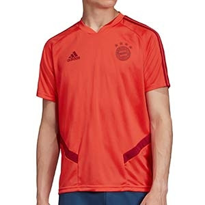 Camiseta adidas Bayern entreno 2019 2020 - Camiseta entrenamiento adidas Bayern de Múnich 2019 2020 - roja - frontal