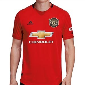 Camiseta adidas 1a United 2019 2020 authentic - Camiseta auténtica primera equipación Manchester United 2019 2020 - roja - frontal