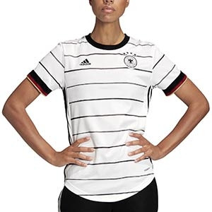 Camiseta adidas Alemania mujer 2019 2020 - Camiseta mujer primera equipación selección alemana 2019 2020 - blanca - frontal