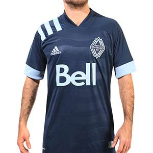 Camiseta adidas 2a Vancouver Whitecaps 2020 - Camiseta adidas segunda equipación Vancouver Whitecaps 2020 de la MLS - azul marino - frontal