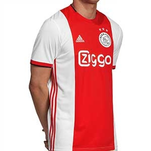 Camiseta adidas Ajax 2019 2020 - Camiseta adidas primera equpación Ajax 2019 2020 - blanca y roja - frontal